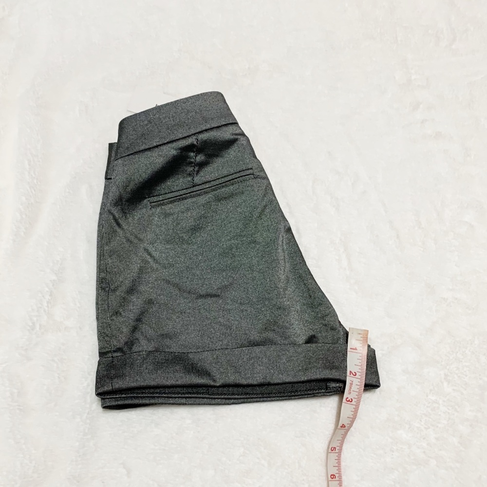 NWT Bebe Pintuck & Cuff Donna Shorts Black/Grey - Picture 5 of 7